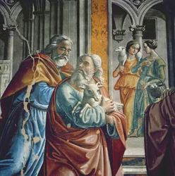 The Expulsion of Joachim from the Temple (detail)